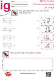 cvc-word-and-picture-matching-worksheet